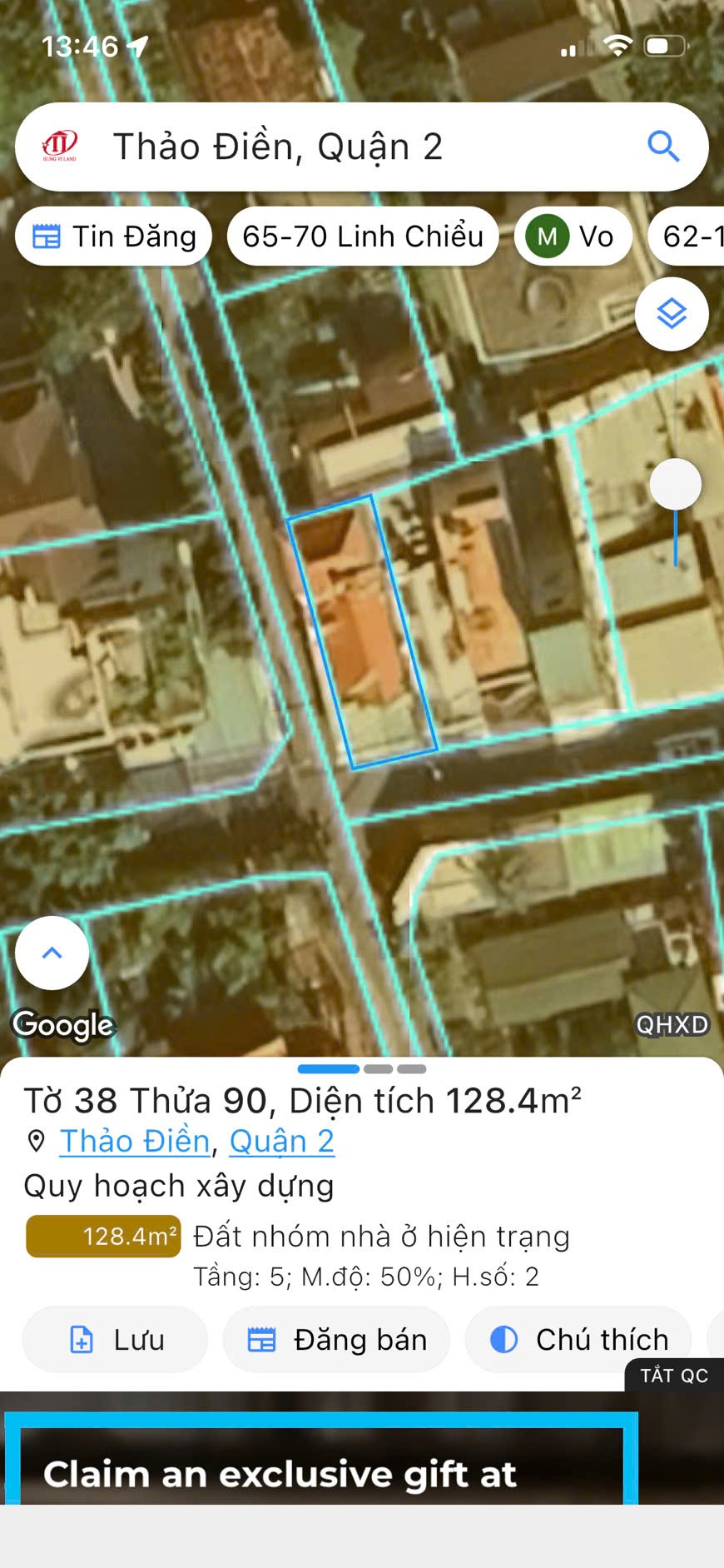 Cần bán Nhà mặt tiền Quận 2, Hồ Chí Minh, Diện tích 138m², Giá 53 Tỷ 2