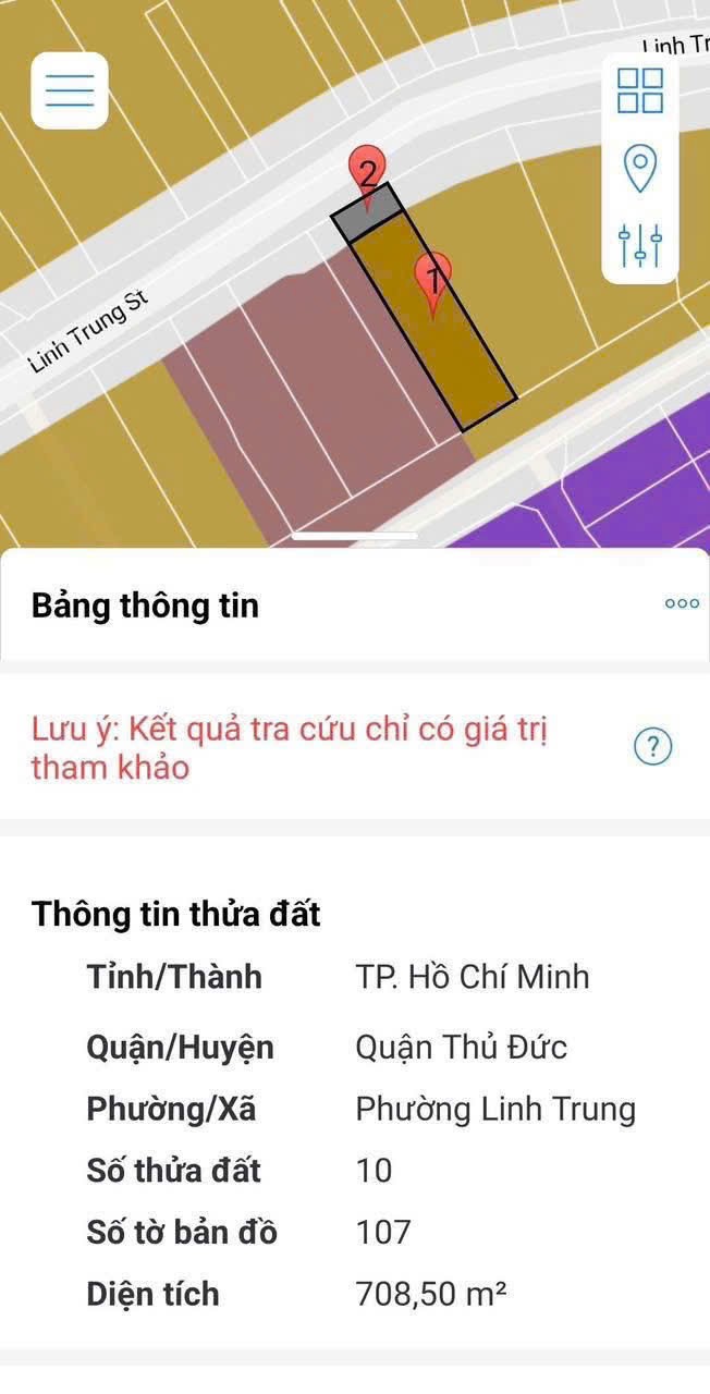 Cần bán Đất Phường Linh Trung, Thủ Đức, Diện tích 380m², Giá 26 Tỷ 2