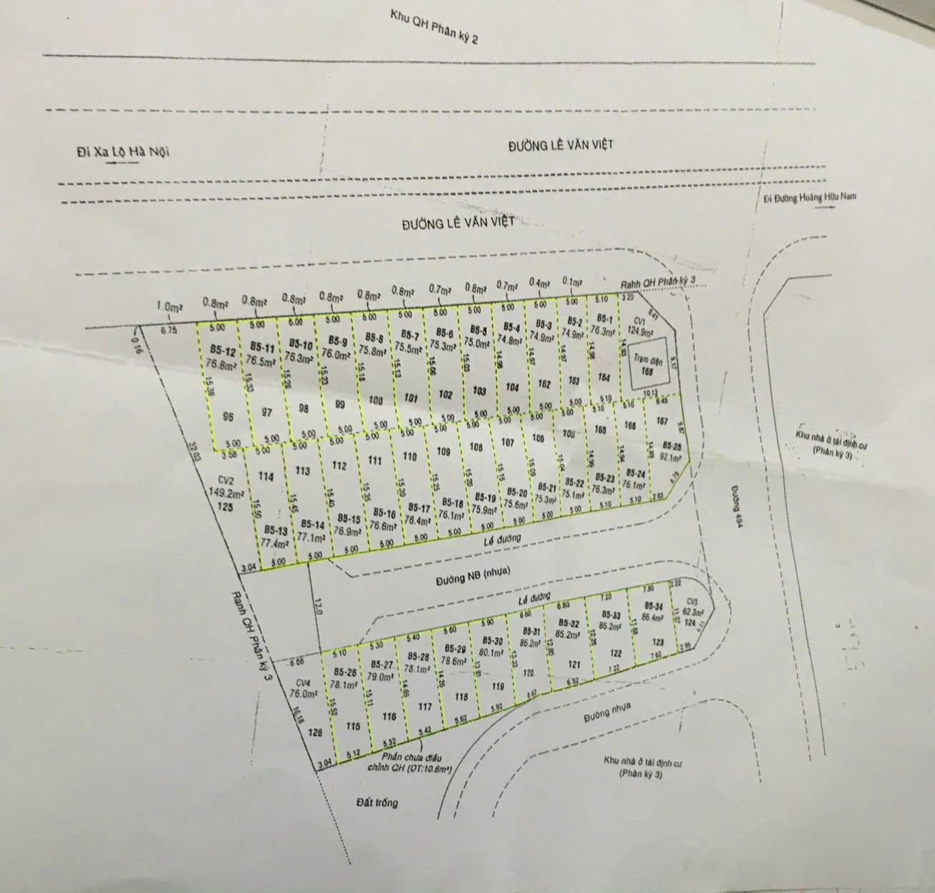 Cần bán Đất Phường Tăng Nhơn Phú A, Quận 9, Diện tích 76m², Giá 7.85 Tỷ