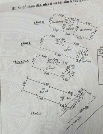 Cần bán Nhà mặt tiền Phường Tăng Nhơn Phú B, Quận 9, Diện tích 65m², Giá 6.45 Tỷ 2