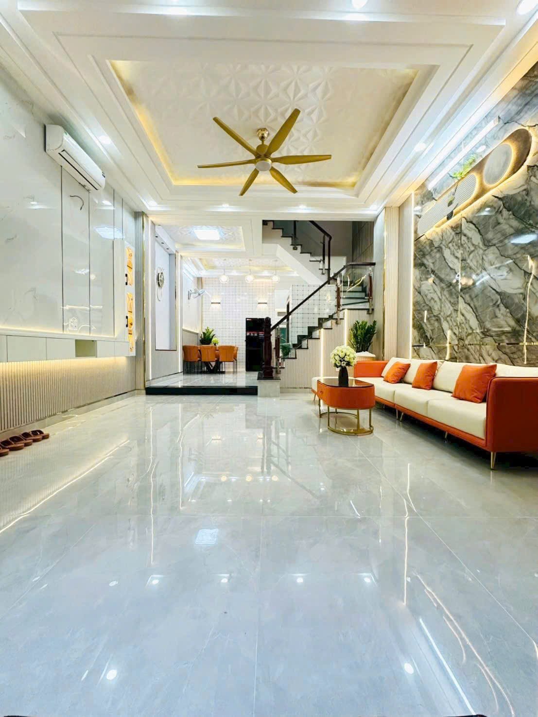 Bán Nhà Mới Xe Hơi Ngủ Nhà 4 tầng 4 Phòng Ngủ 4