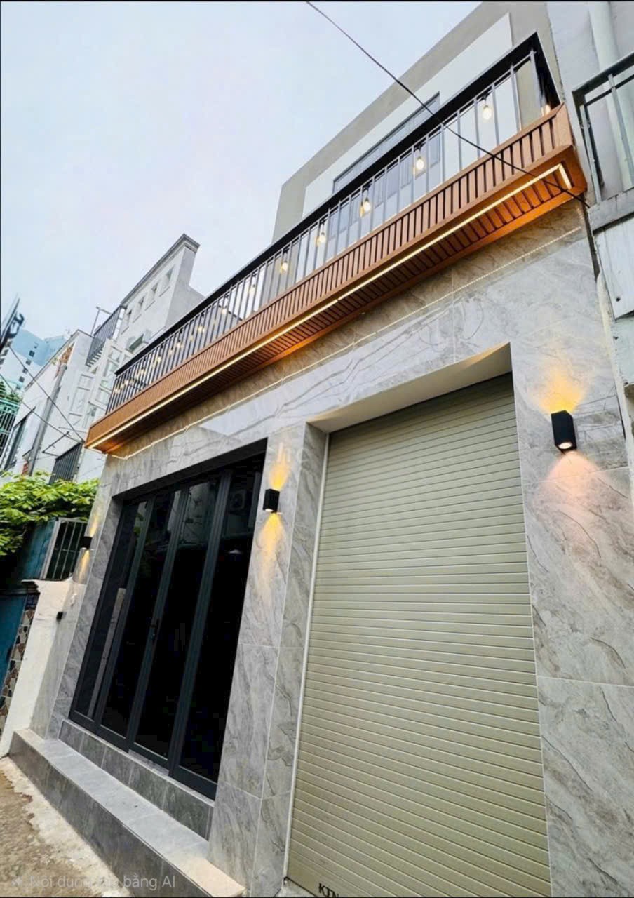 Nhà Xây Mới 1 Trệt. 2 Lầu. Sân thượng -2 PN. 3WC. Ban công lớn 6 Tỷ 250