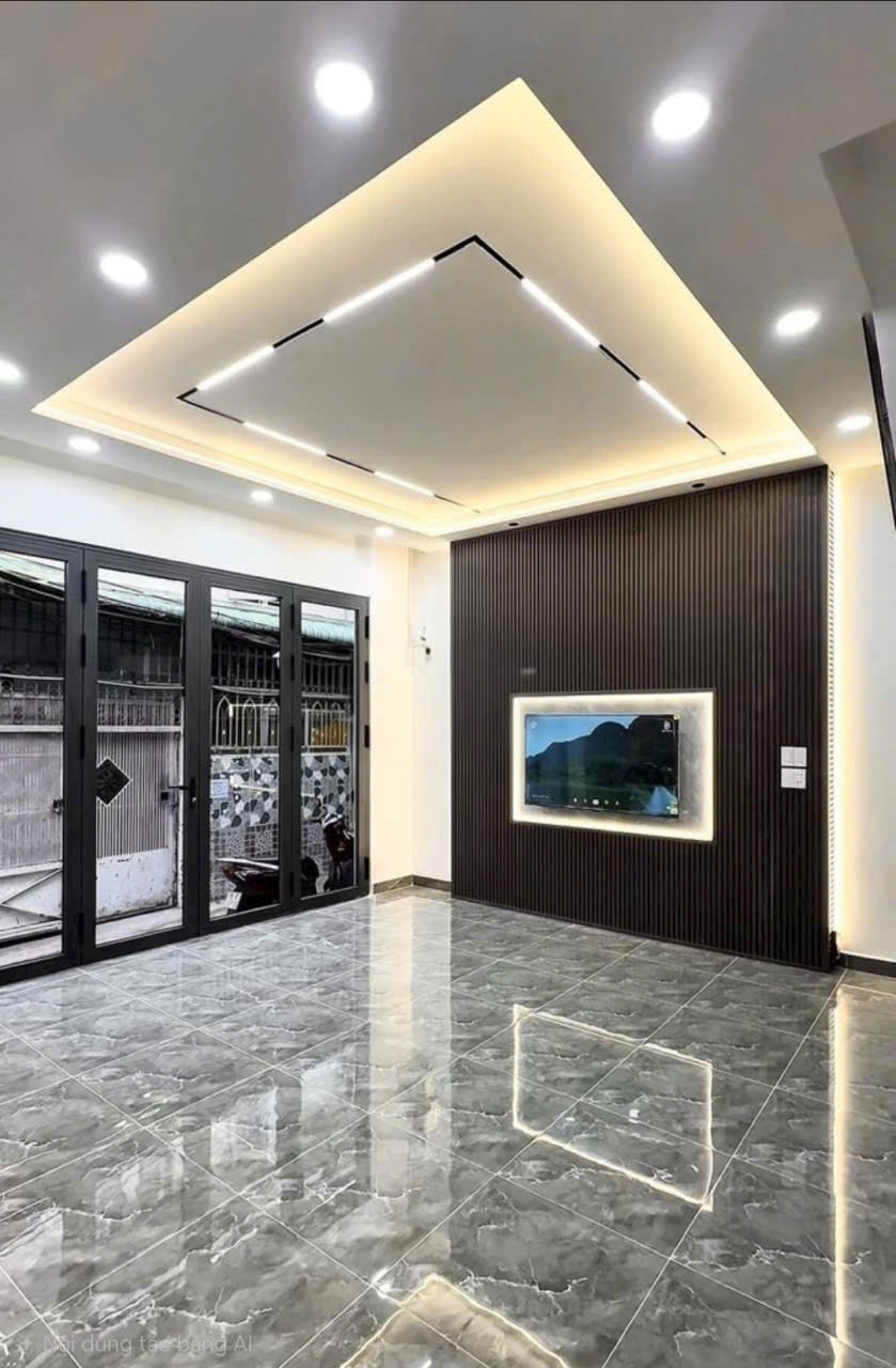 Nhà Xây Mới 1 Trệt. 2 Lầu. Sân thượng -2 PN. 3WC. Ban công lớn 6 Tỷ 250 5