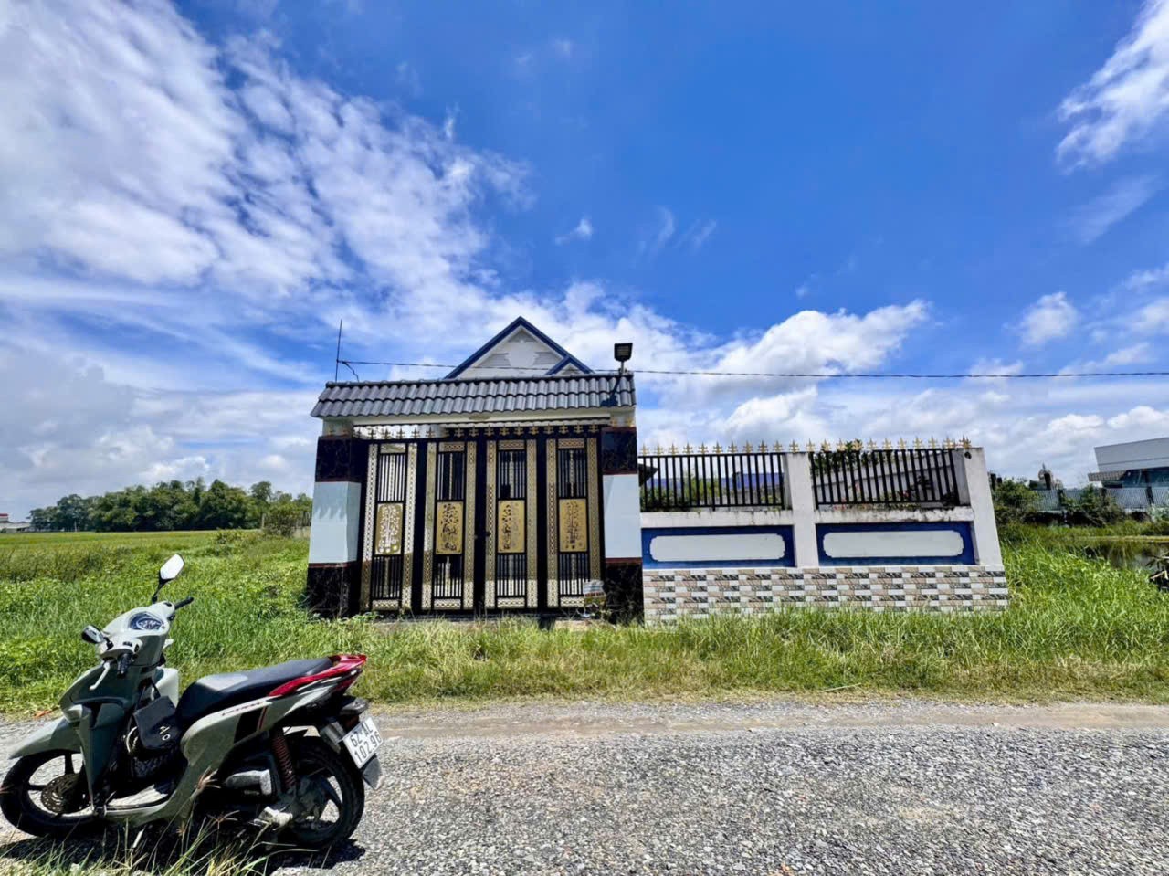 Bán nhà vườn xã Hòa Khánh Nam, dt 260m2 full thổ 2pn, 1wc giá ngợp 2 tỷ