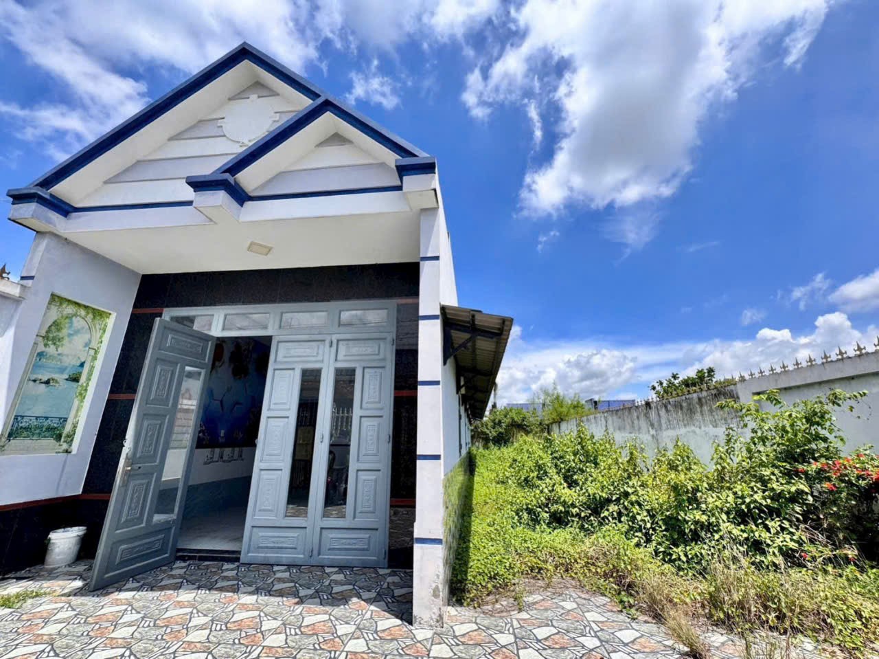 Bán nhà vườn xã Hòa Khánh Nam, dt 260m2 full thổ 2pn, 1wc giá ngợp 2 tỷ 3