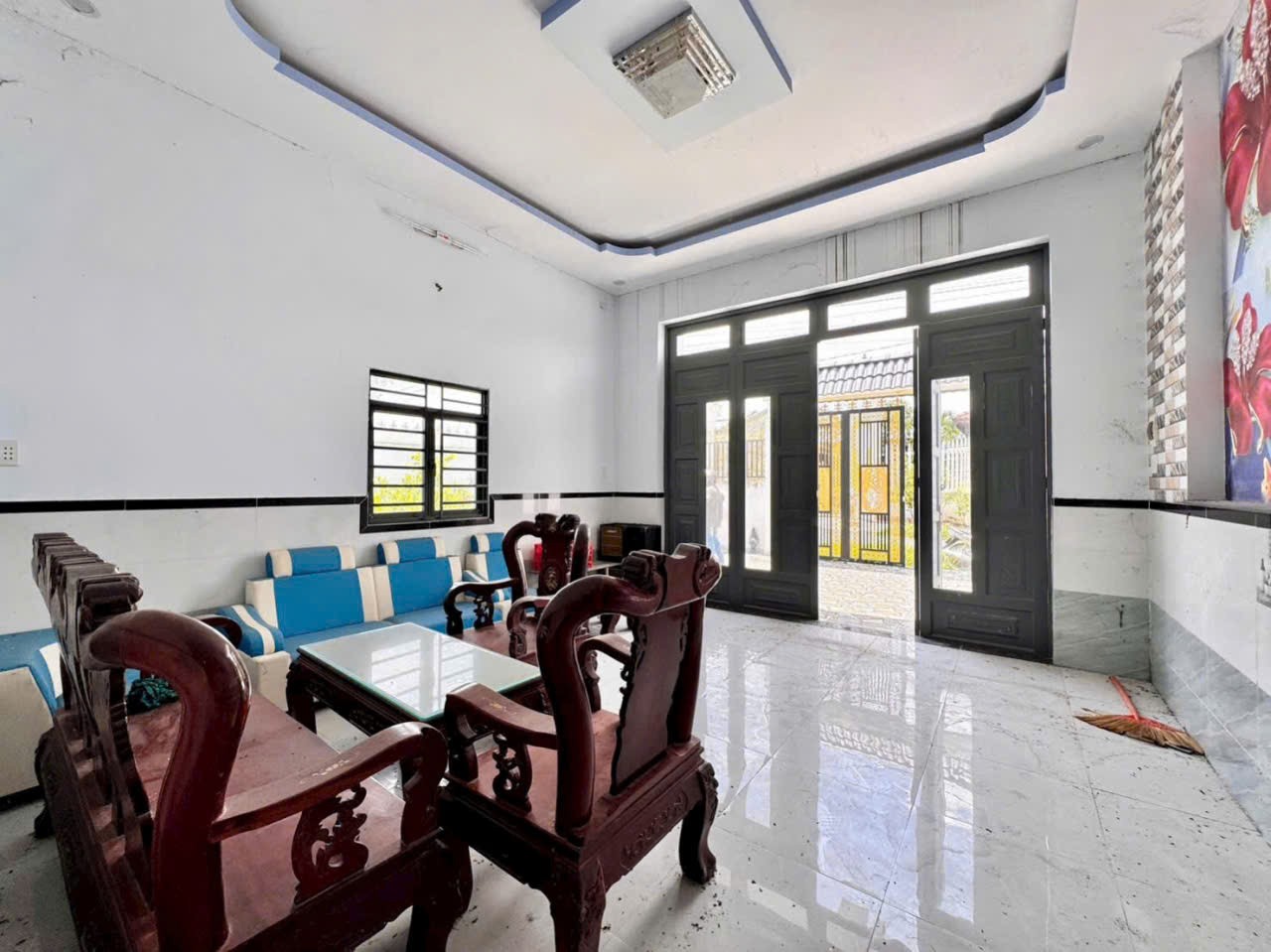 Bán nhà vườn xã Hòa Khánh Nam, dt 260m2 full thổ 2pn, 1wc giá ngợp 2 tỷ 4