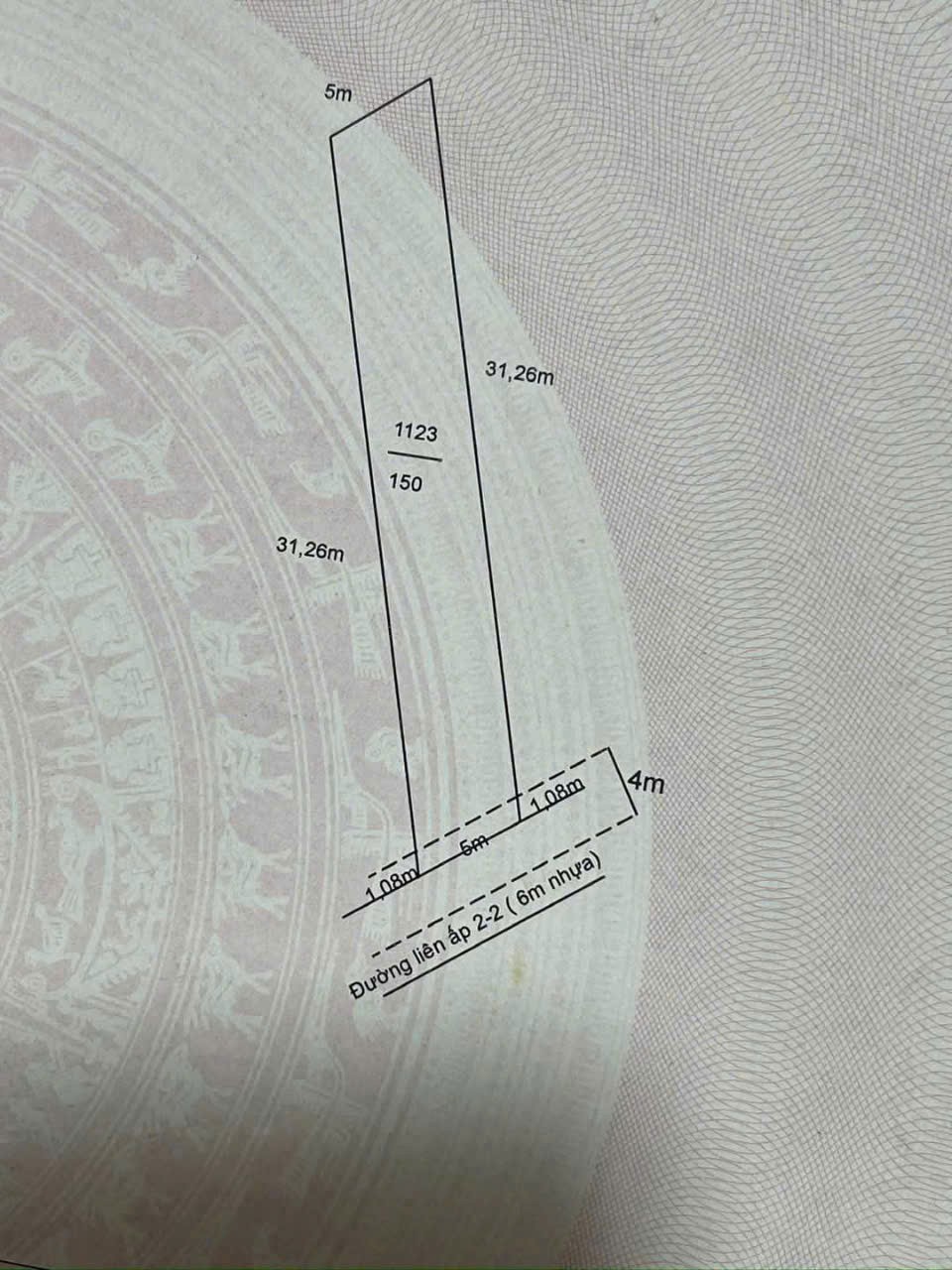 Bán nền thổ cư xã Mỹ Yên , Bến Lức dt 150m2, đường beton 5m giá 2,2 tỷ 4