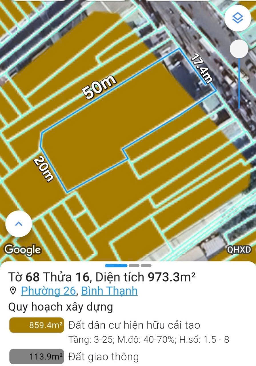 Cần bán Nhà mặt tiền Phường 26, Bình Thạnh, Diện tích 968m², Giá 0230 Tỷ 5