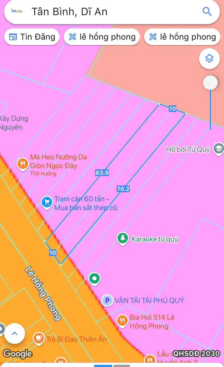 Cần bán Đất Dĩ An, Bình Dương, Diện tích 636m², Giá 22.270 Tỷ 4