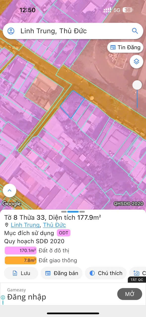 Cần bán Đất Phường Linh Trung, Thủ Đức, Diện tích 178m², Giá 14 Tỷ