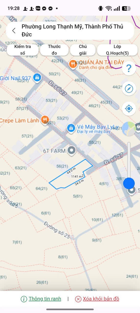 Cần bán Đất Phường Long Thạnh Mỹ, Quận 9, Diện tích 1141m², Giá 20 Tỷ