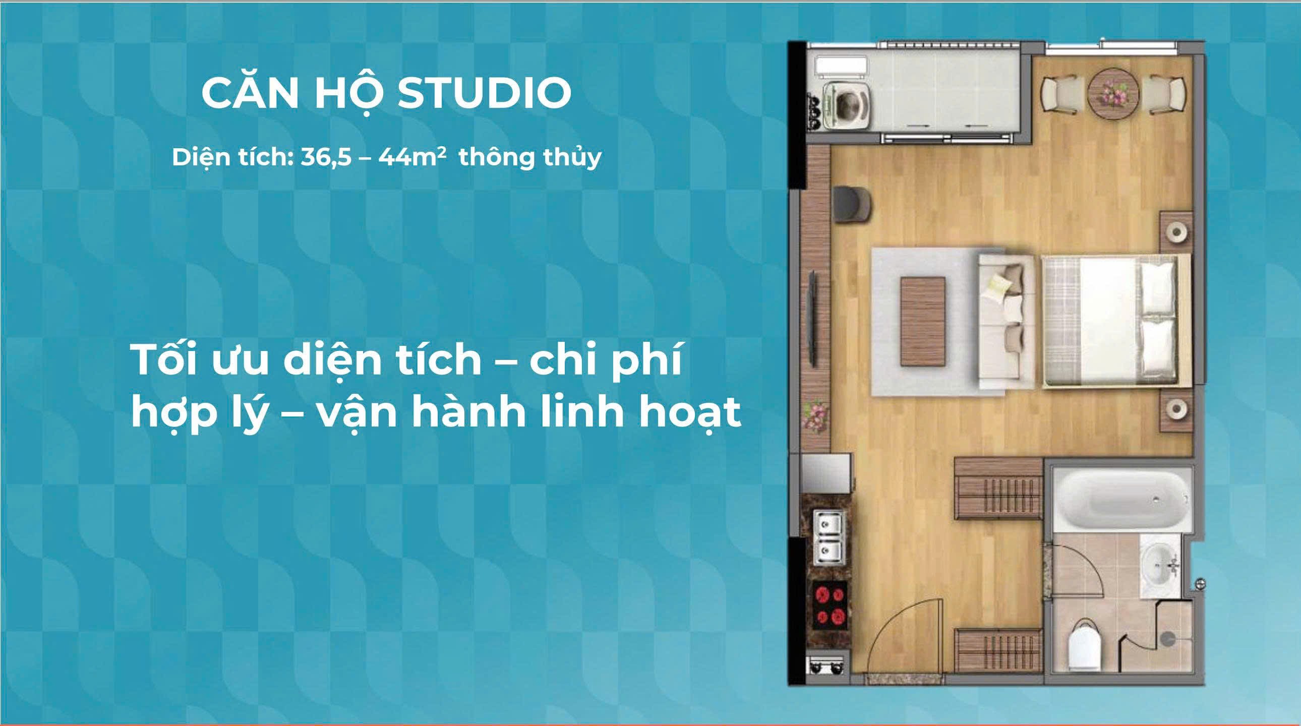 Cần bán Căn hộ chung cư dự án Hacom Mall Ninh Thuận, Diện tích 44.6m², Giá Thương lượng 6