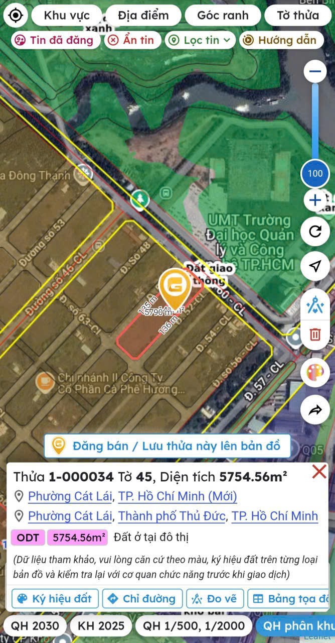 Cần bán Đất Phường Cát Lái, Quận 2, Diện tích 140m², Giá 9.5 Tỷ 2