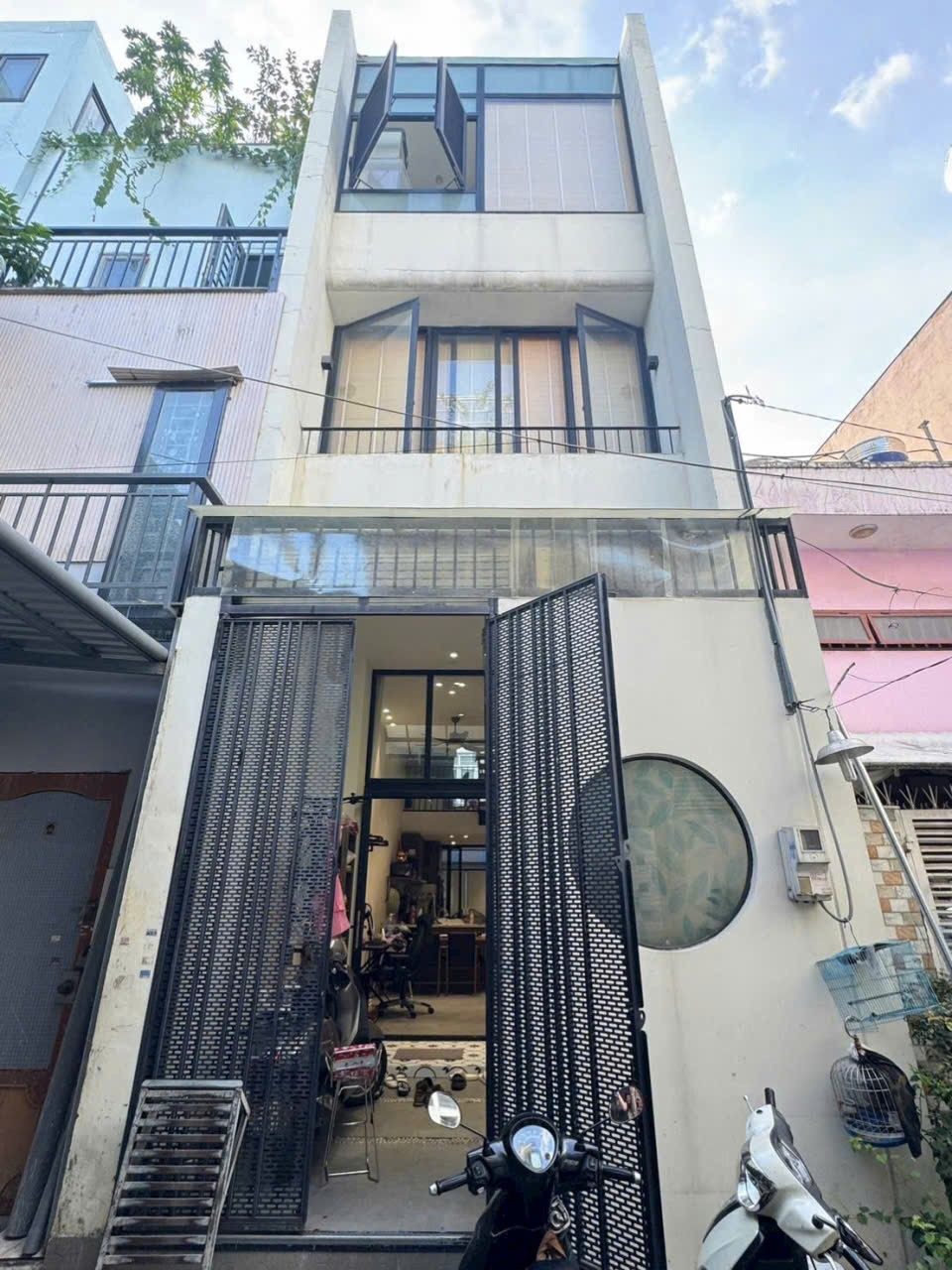 Nhà 2 mt hẻm trước sau Nguyễn Hữu Tiến , Tây Thạnh dt 56m2 2 lầu 4pn 3wc giá 7 tỷ 5