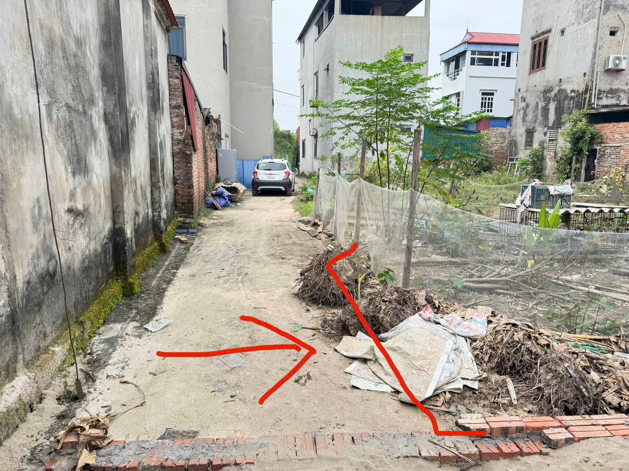 Bán gấp lô đất thôn Bạch Đa, Kim Hoa, Mê Linh, HN. Đất vuông vắn, không lỗi, ô tô đỗ 2