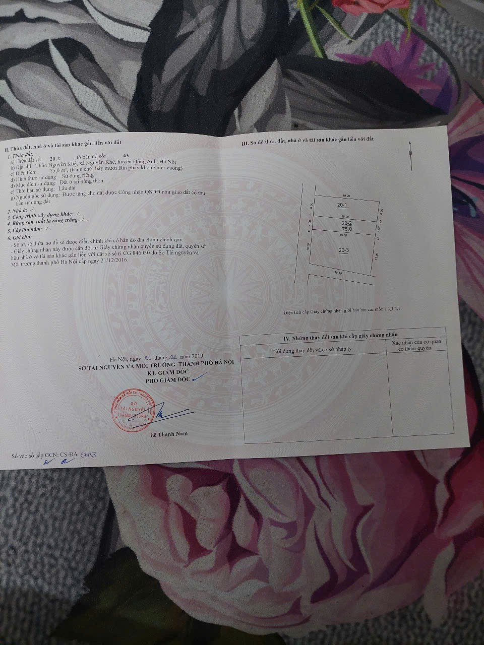 BÁN 75M NGUYÊN KHÊ ,ĐƯỜNG OTO TRÁNH - GIÁ 8XTR/1M 4