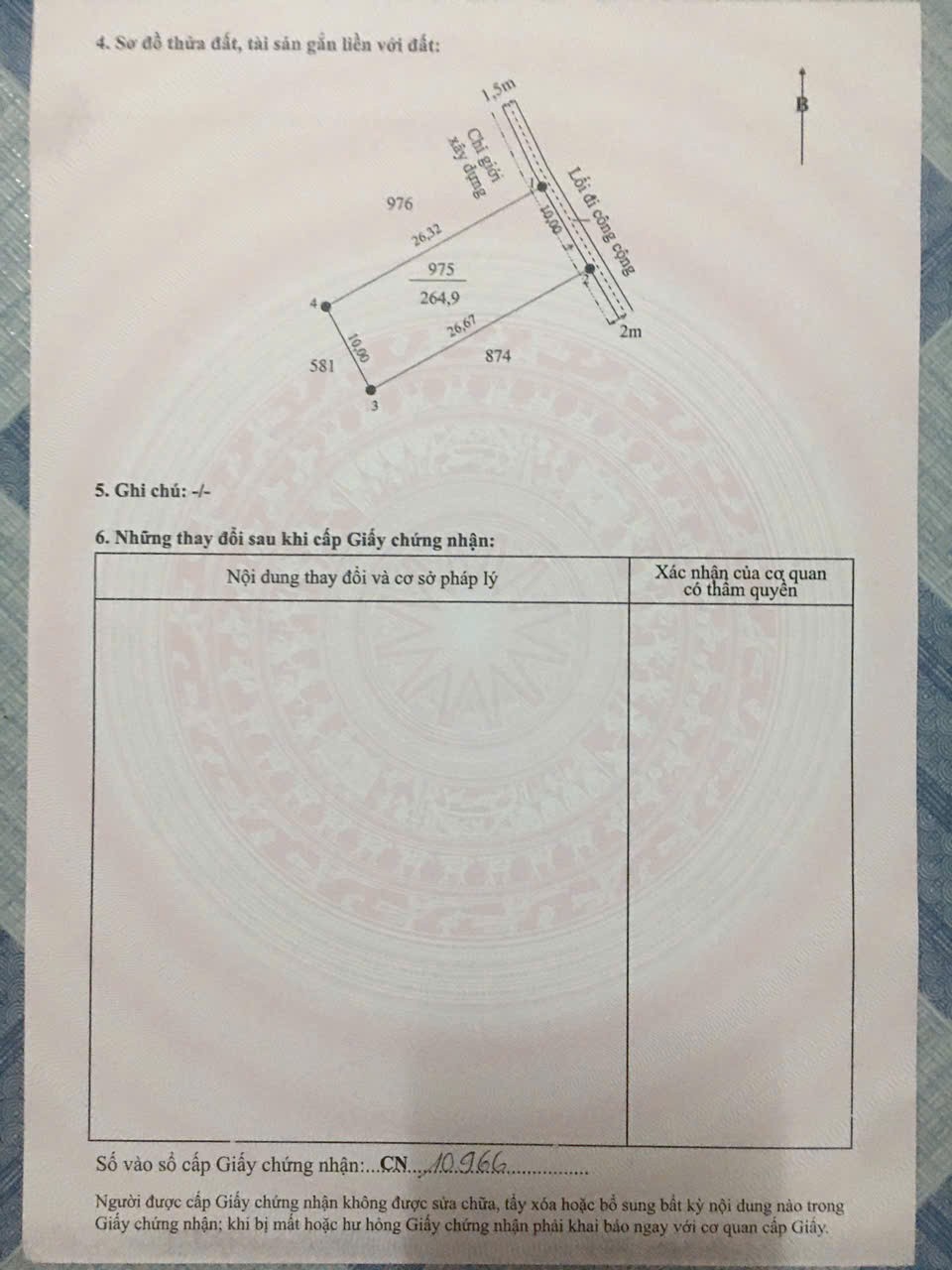 Đất thổ giá rẻ công nhân 300m2 mt xe máy xã Tân Lân 600tr 4