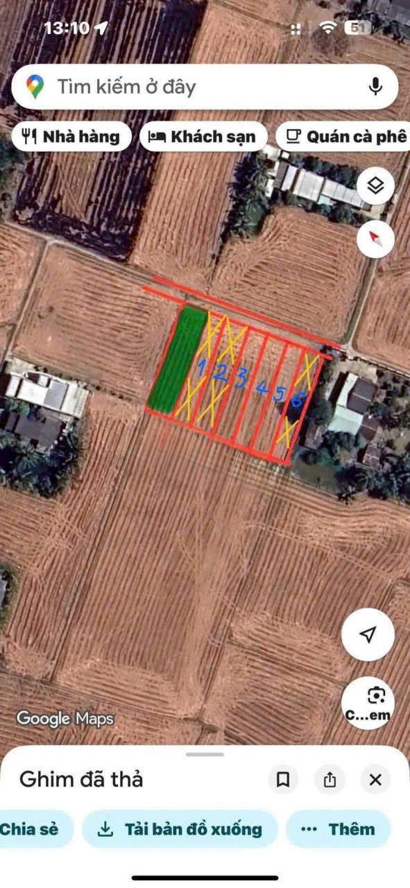 Đất thổ giá rẻ công nhân 300m2 mt xe máy xã Tân Lân 600tr 3