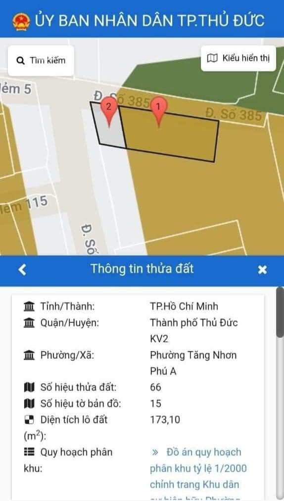 Cần bán Nhà mặt tiền Phường Tăng Nhơn Phú A, Quận 9, Diện tích 370m², Giá 40 Tỷ 6