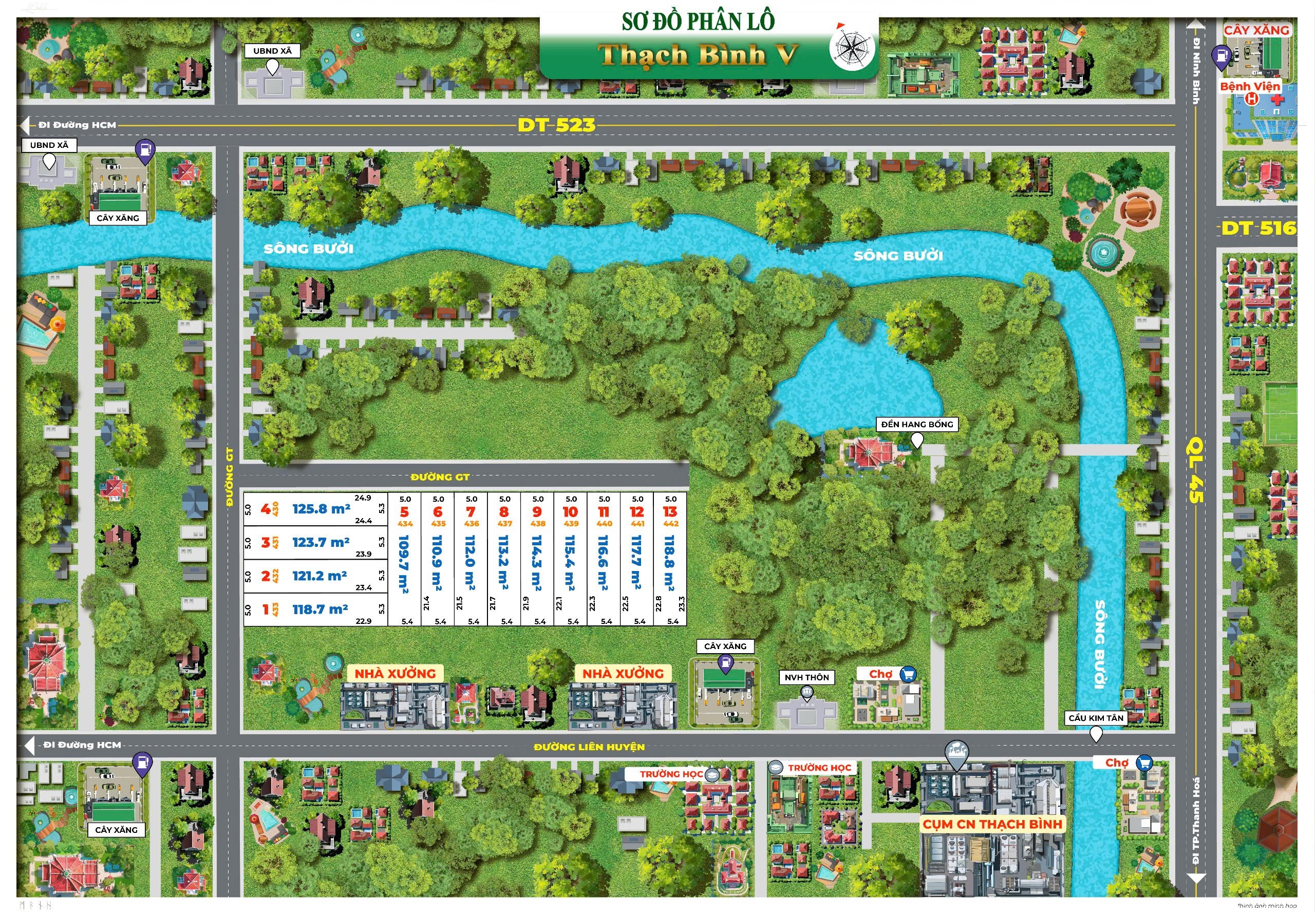 Đón sóng KCN! Đất nền Thạch Bình giá F0 – sổ đỏ rõ ràng!