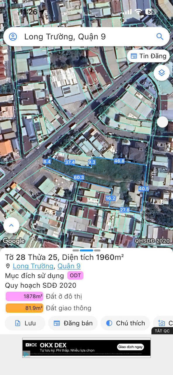 Cần bán Đất Quận 9, Hồ Chí Minh, Diện tích 1865m², Giá 110 Tỷ