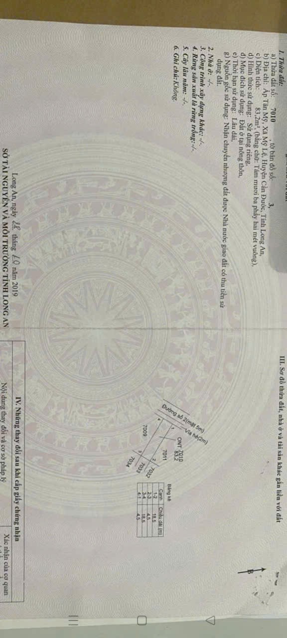 Chủ kẹt cần bán gấp 83m2 kdc Tân Mỹ xã Mỹ Lệ giá rẻ 900tr 4