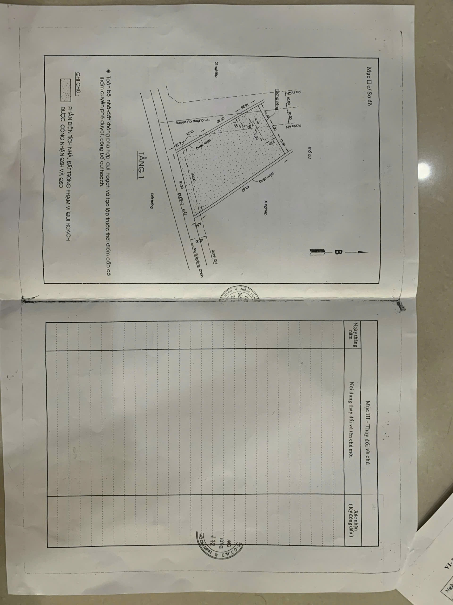 SIÊU VỊ TRÍ – ĐẤT MẶT TIỀN TÂN THỚI NHẤT 17, Q12 PHÙ HỢP XÂY CHUNG CƯ / TRƯỜNG HỌC 4