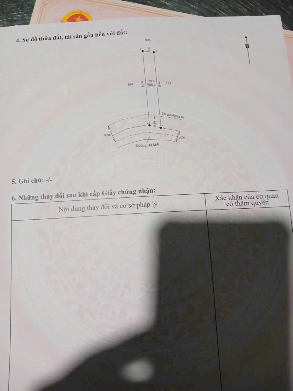 Đất thổ cư 208m2 mt xe hơi xã Phước Đông Chủ cần bán gấp 1 tỏi 150tr 4