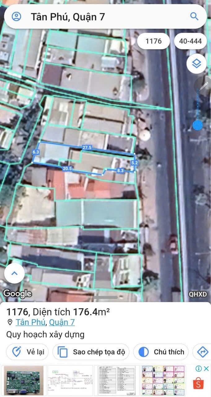 Bán nhà Quận 7 số 1178 đường Huỳnh Tấn Phát, dt 5,2x27m,Nh 6,3m cn 157m, Giá 20 Tỷ 2