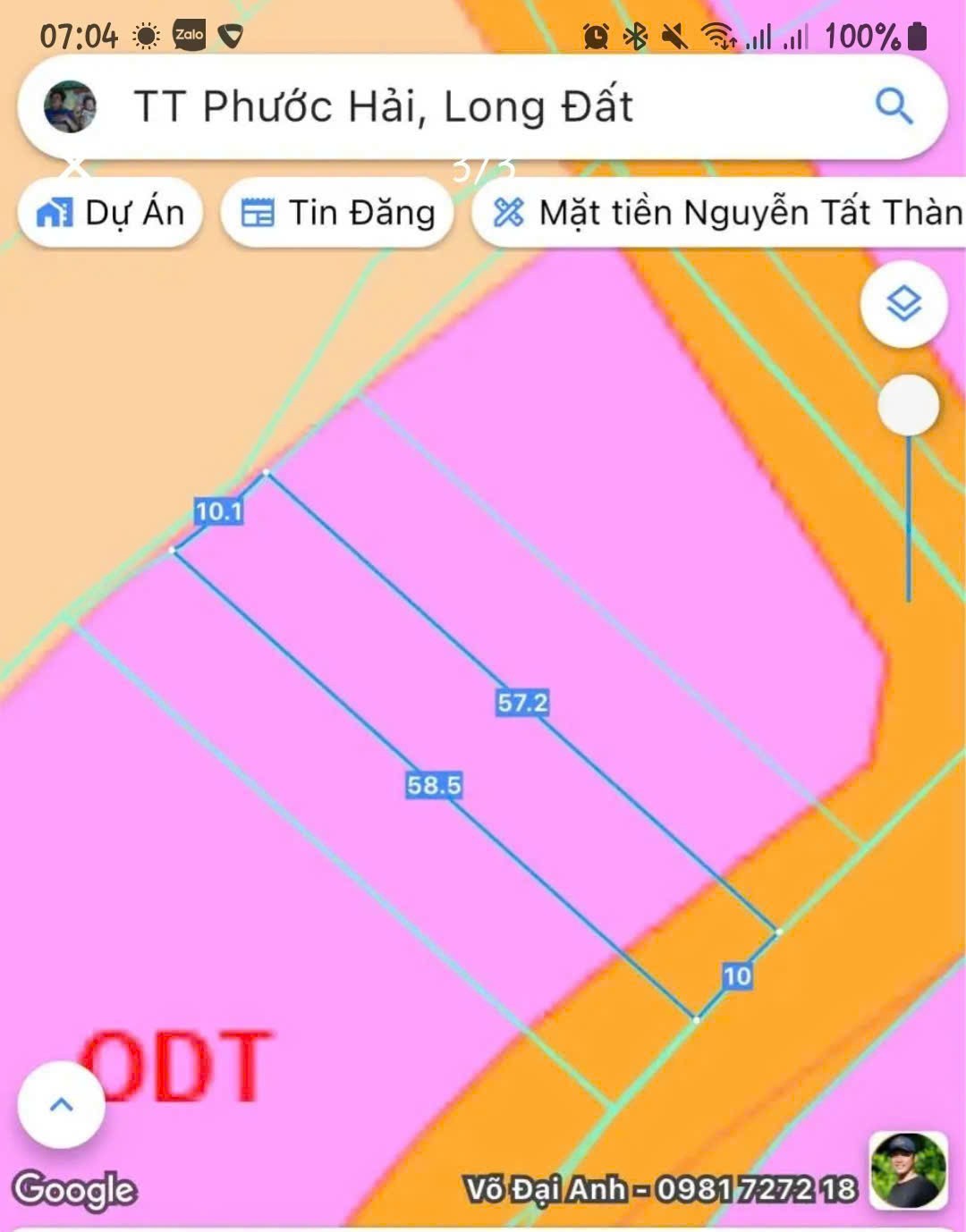 CHỦ KẸT TIỀN – BÁN GẤP LÔ ĐẤT ĐẸP XÃ PHƯỚC HẢI - VIEW NÚI MINH ĐẠM – CÁCH BIỂN CHỈ 4KM! 4