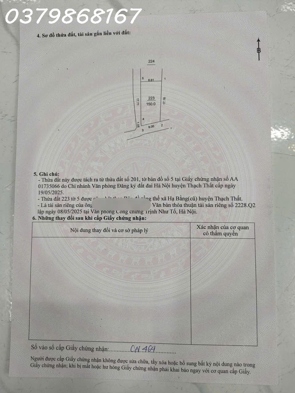 Bán nhanh lô góc 150m2 Hạ Bằng đi bộ ra Metro, tiềm năng tăng giá cao 2