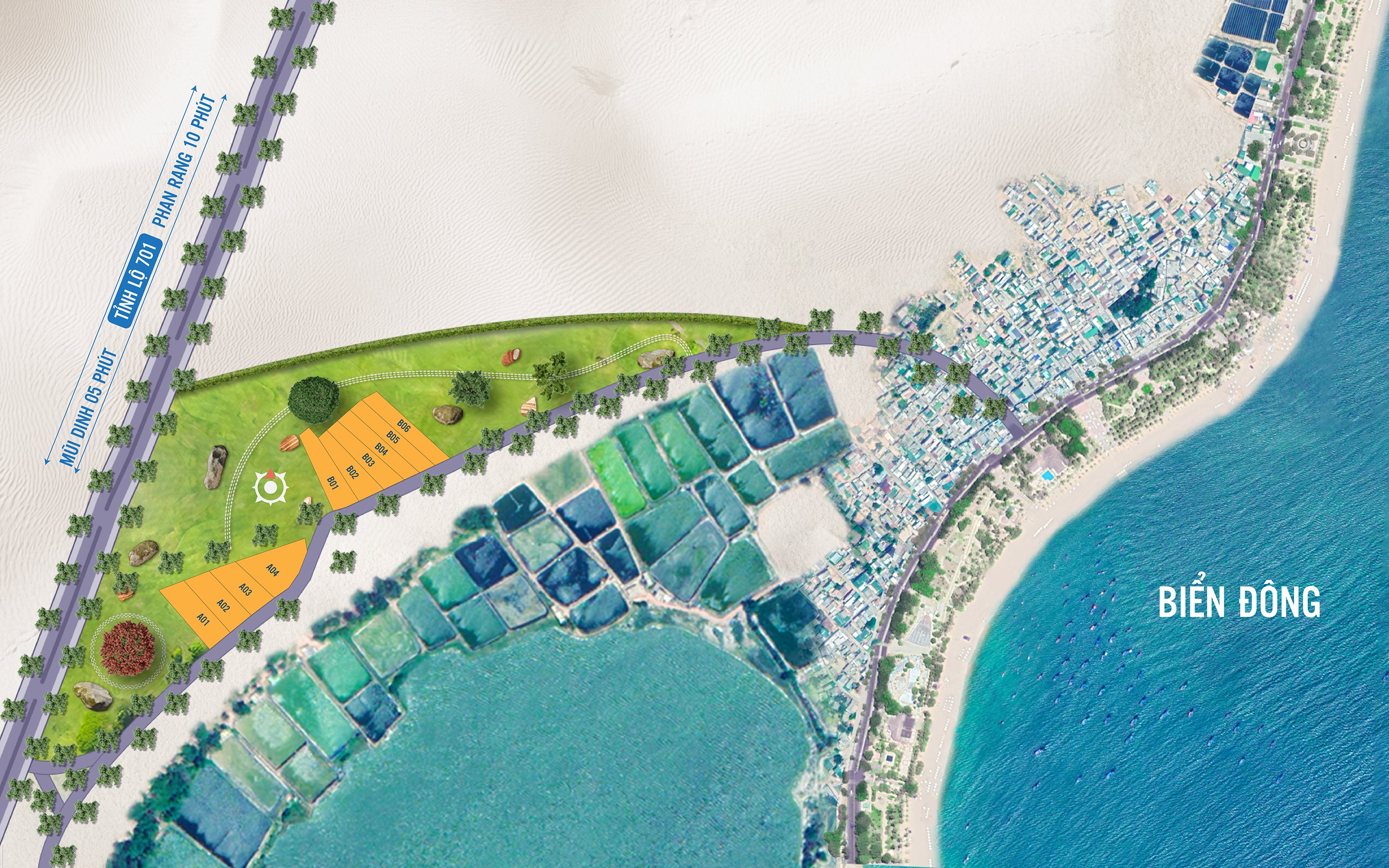 Đất nền quy hoạch đất ở - ONT - full thổ cư, view biển, view đầm Sơn Hải, gần Eco Park Mũi Dinh, giá từ 2,6 triệu/m2 11