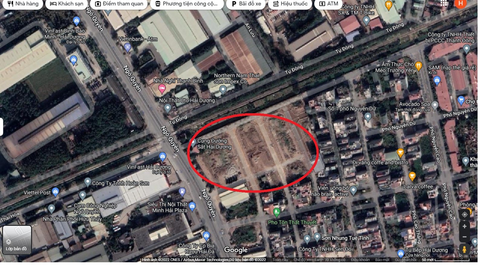 Cần bán Đất đường Ngô Quyền, Phường Cẩm Thượng, Diện tích 68m², Giá 50.000.000 Triệu/m²