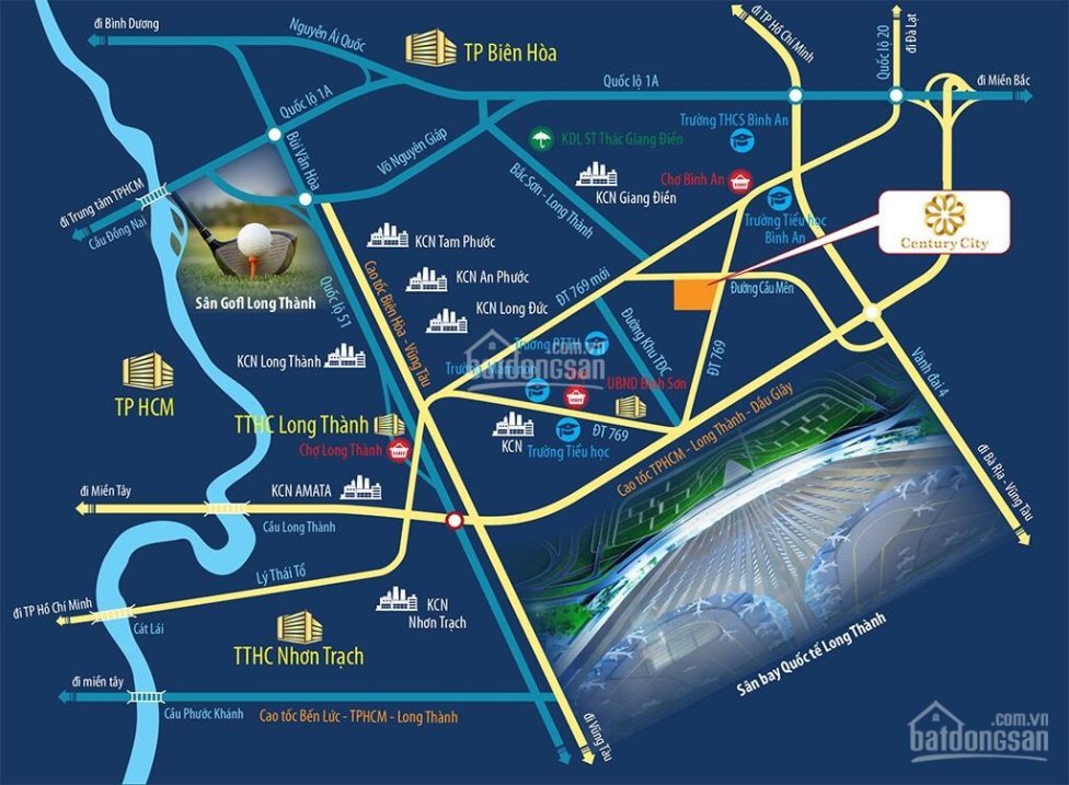 Dự án Century City - cách sân bay Long Thành chỉ 3km với mức giá cực kì hấp dẫn chỉ từ 19tr/m².LH: 0907215279
