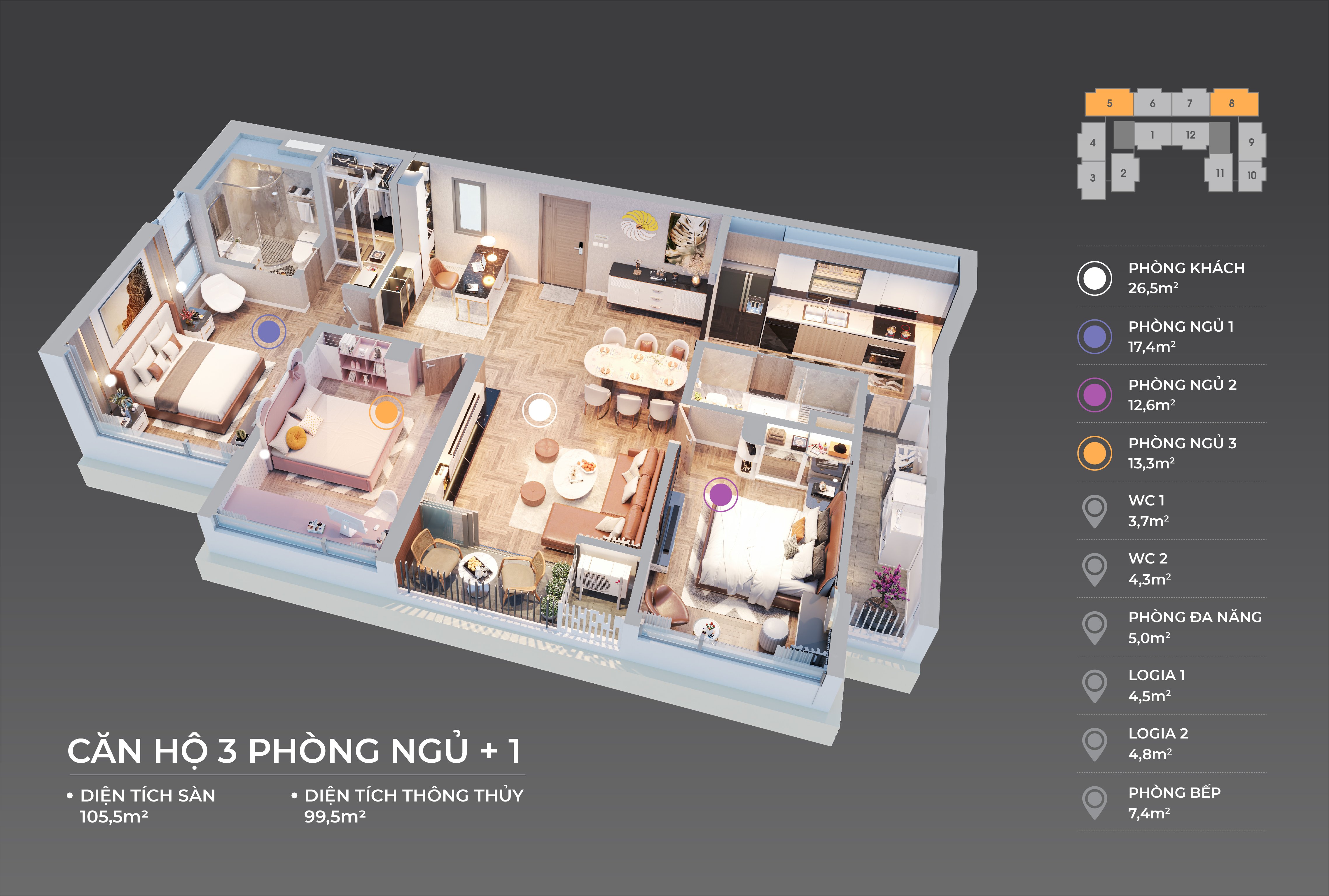 Cần bán Căn hộ chung cư dự án Khu đô thị Chí Linh, Diện tích 87.6m², Giá Thương lượng 2