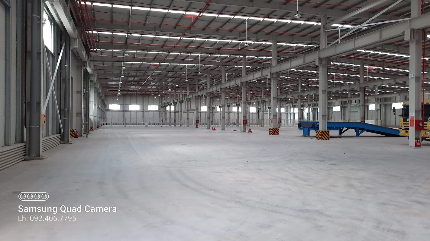 Warehouse for rent in Vsip Hai Duong Industrial Park - Right in front of National Highway 5, 100m2 wide frontage, large land fund 3
