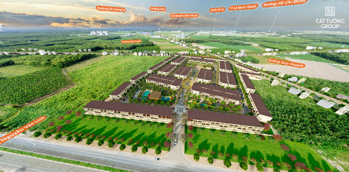 Bán đất dự án KDC mới thị xã Chơn Thành. Đầy đủ tiện nghi, dt 85m2 - 150m2. Giá chỉ từ 18 triệu/m2 1