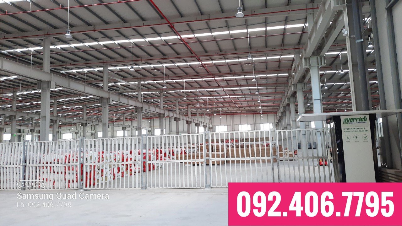 Cho thuê Kho - Nhà xưởng Tại KCN Yên Phong Bắc Ninh -  Diện tích 2000m²,  Có Đốc Công,  PCCC Nghiệm Thu 3