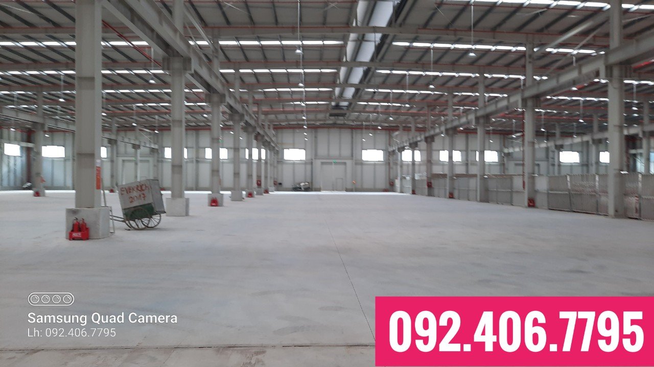 Warehouse for rent in Vsip Hai Duong Industrial Park - Right in front of National Highway 5, 100m2 wide frontage, large land fund 5