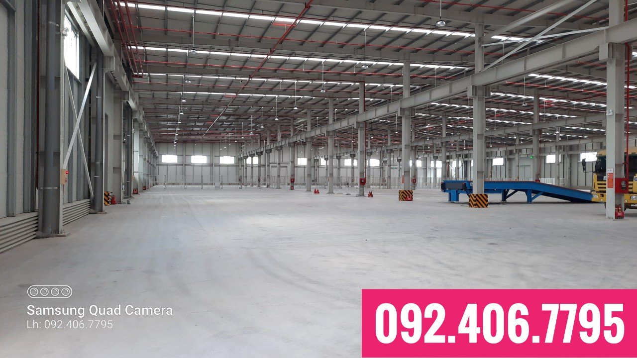 Warehouse for rent in Vsip Hai Duong Industrial Park - Right in front of National Highway 5, 100m2 wide frontage, large land fund 6