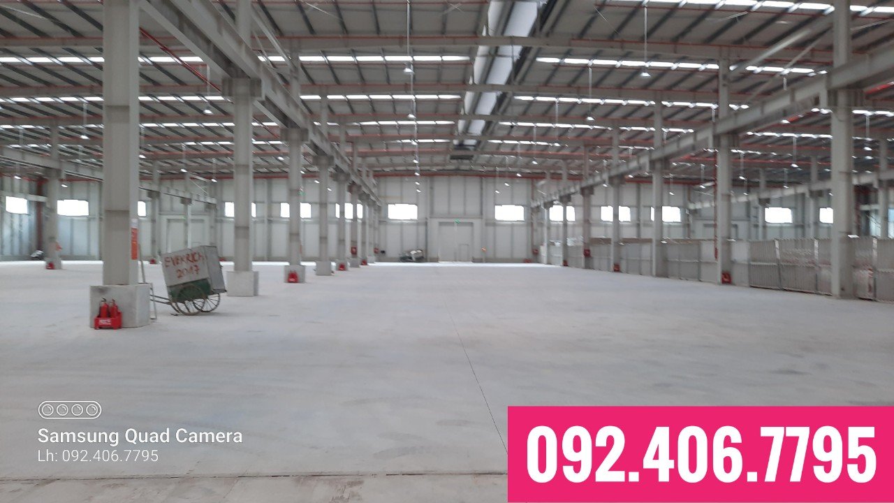Warehouse for rent in Vsip Hai Duong Industrial Park - Right in front of National Highway 5, 100m2 wide frontage, large land fund 7