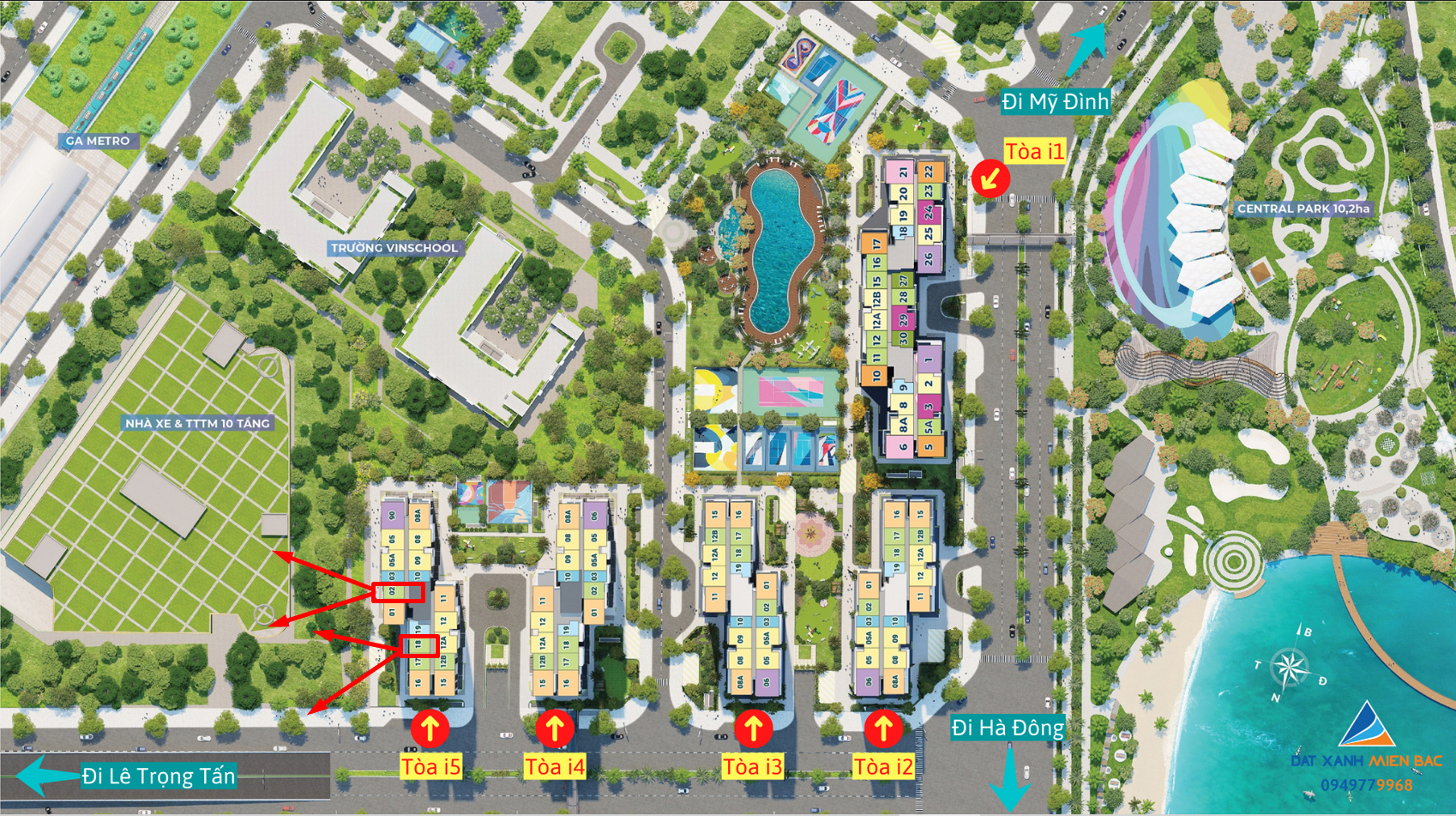 Cần bán Căn hộ chung cư dự án Vinhomes Smart City Đại Mỗ, Diện tích 43m², Giá 1.8 Tỷ 7