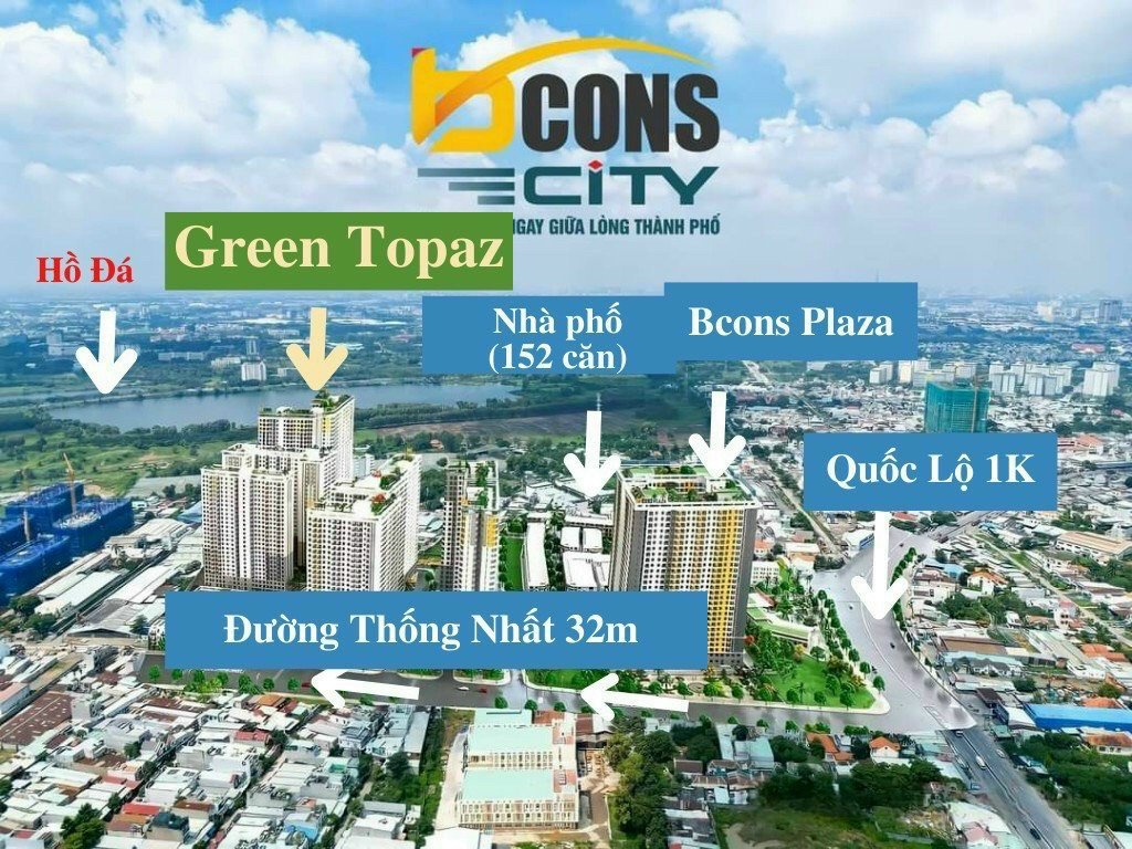 Cần bán Căn hộ chung cư dự án Bcons City liền kề Làng Đại học Quốc Gia, Diện tích 60m², Giá 32 Triệu/m² 2