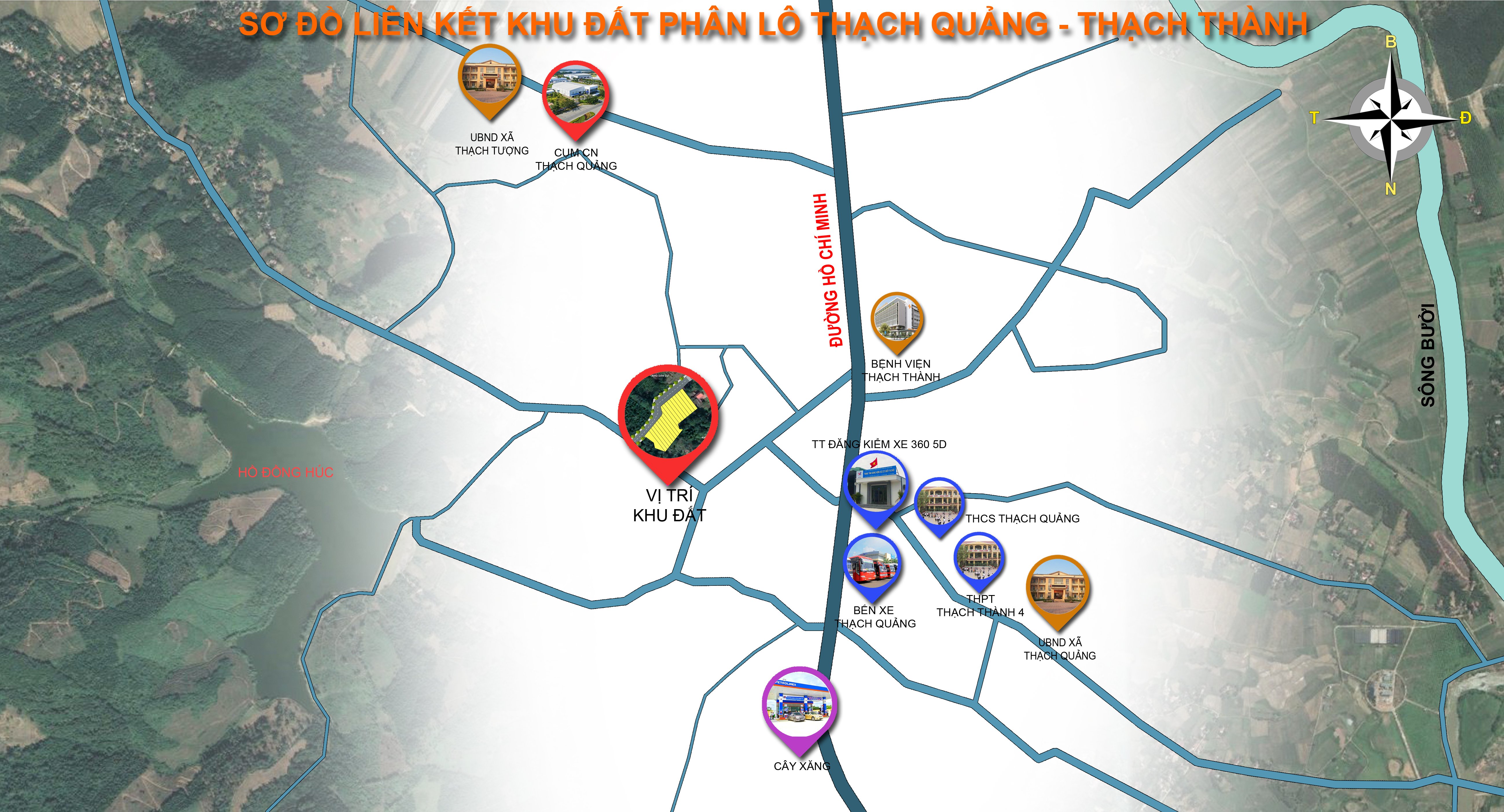 Cần bán Đất đường Hồ Chí Minh, Xã Thạch Quảng, Diện tích 3547m², Giá Thương lượng 2