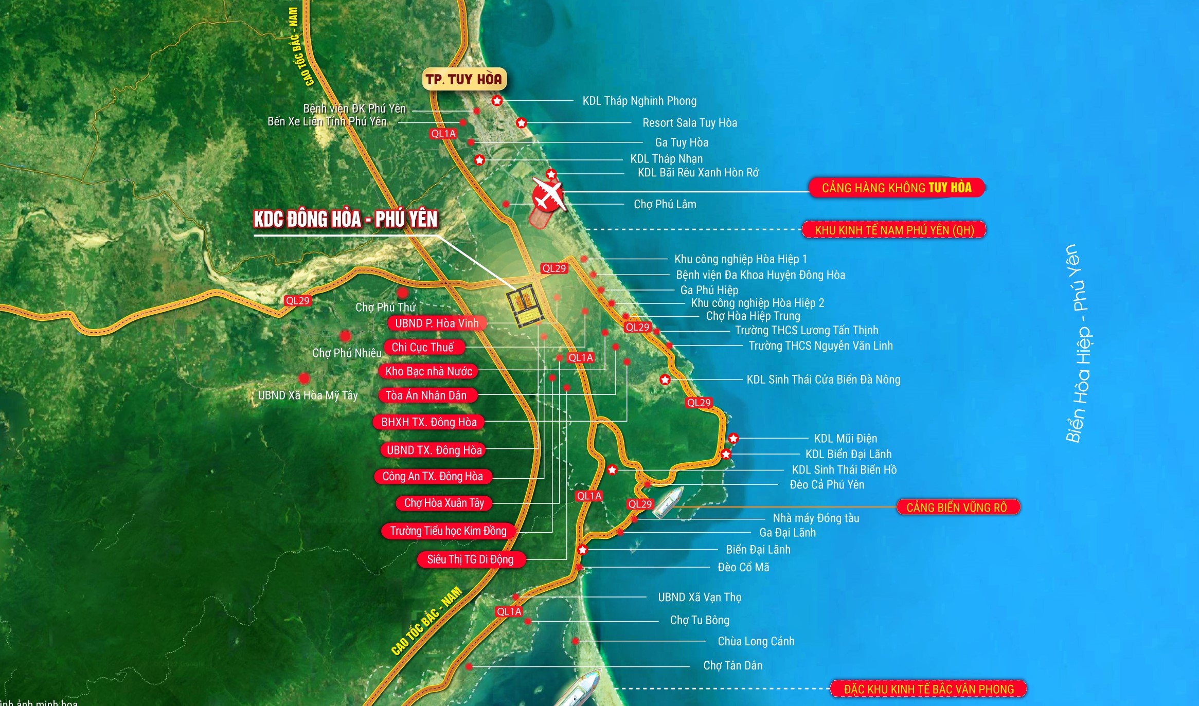 Đất biển Phú Yên kdc Hòa Vinh sổ sẵn, chỉ từ 630tr/140m2 giá GĐ 1 1