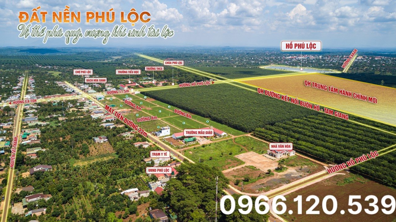 ** 268 Triệu sở hữu sổ đỏ Full thổ 264m2 ( ngang 12 ) ven Buôn Hồ - Đắk Lắk ** 3