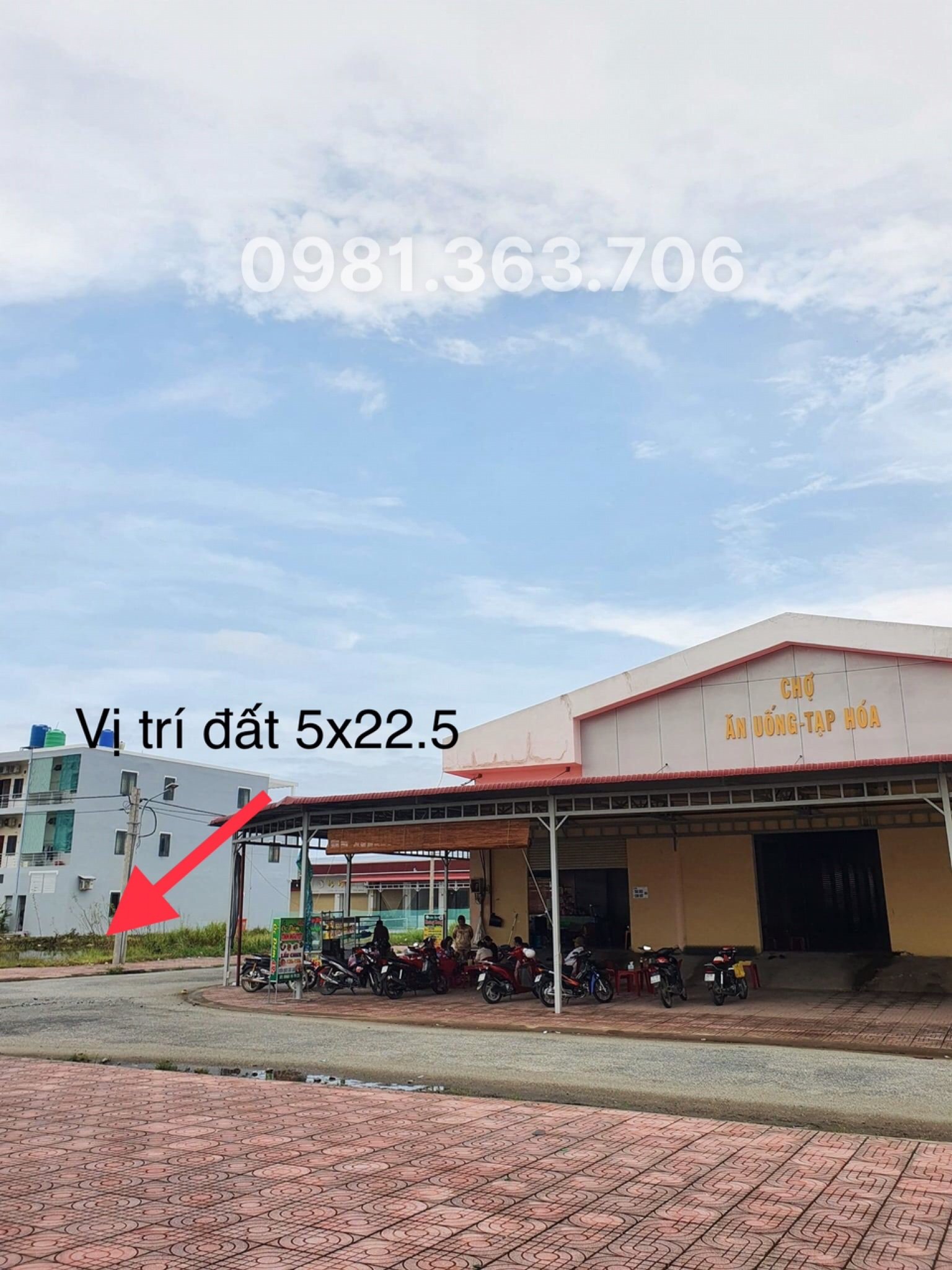Bán Nền Đất Mặt Tiền Chợ Đường Xuống Trường THCS Huyện Thạnh Phú Sổ Hồng Sẵn