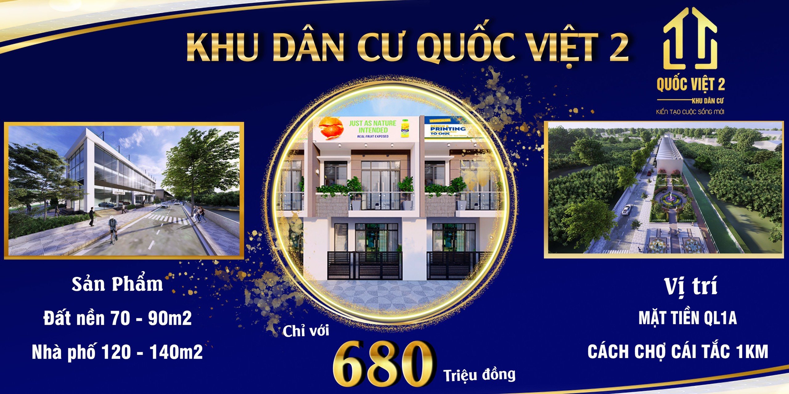 Cần bán nhà một trệt một lầu giá rẻ thuộc dự án Khu dân cư Quốc Việt 2
