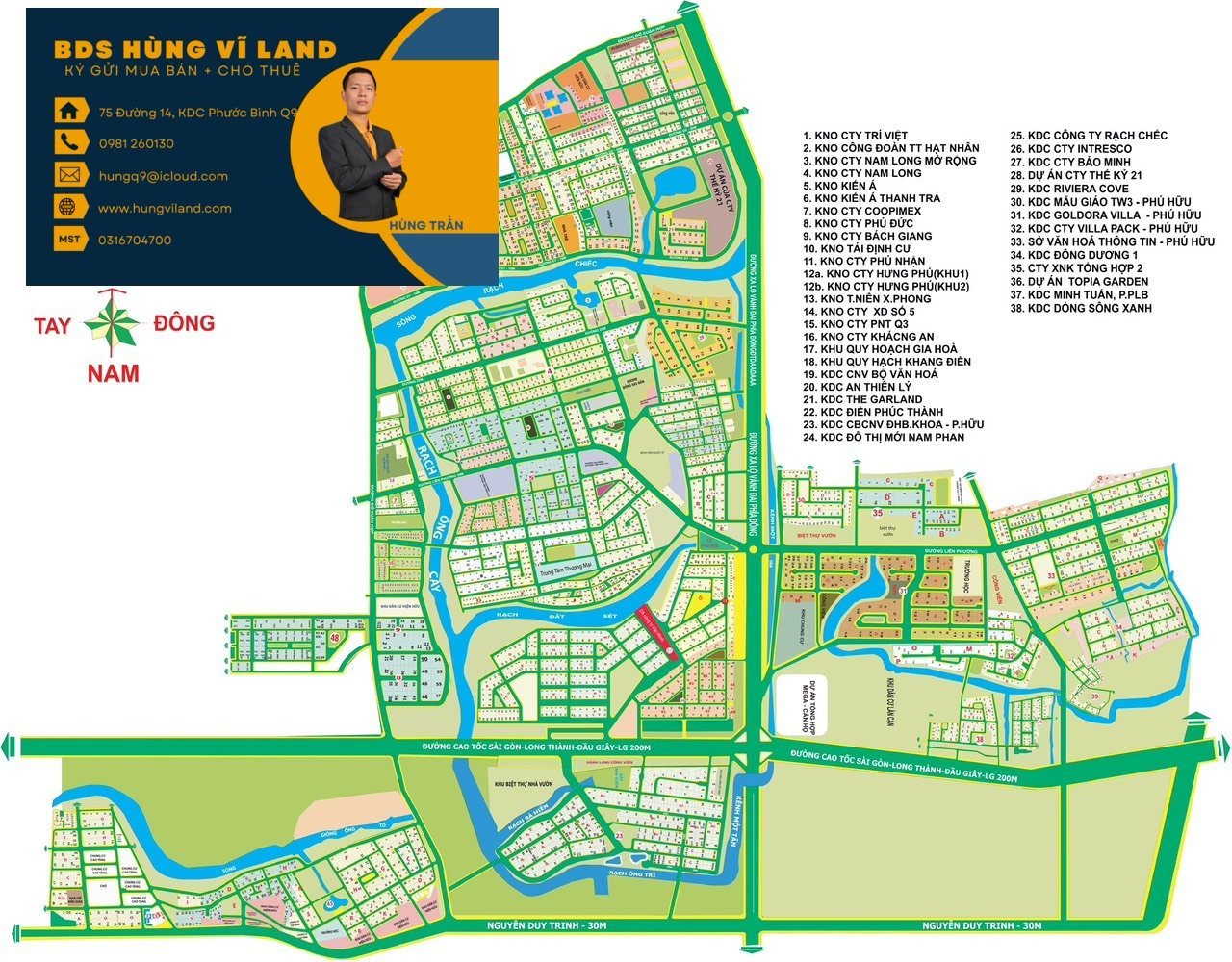 BDS Hùng Vĩ Land Siêu Đẹp + Lô 2MT Tây Hòa 6x30m sát Xa Lộ 17.5 tỉ 08/12/2022 4