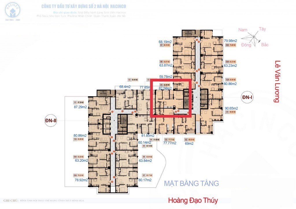 Cần bán Căn hộ chung cư dự án Hà Nội Center Point, Diện tích 82m², Giá 52.000.000 Triệu/m² 3